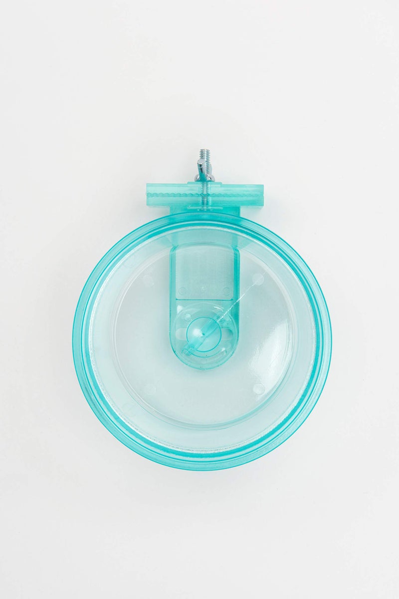 Lixit Quick Lock Removable Cage Bowls for Rabbits, Guinea Pigs, Gerbils, Ferrets, Dogs, Cats, Birds, and Other Small Animals - Made in USA (Blue, 20 Ounce) - Image 2